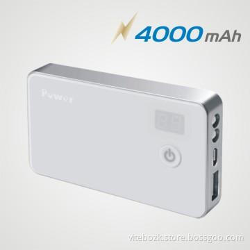 Luxury Portable Power Bank 4000mah With LED torch